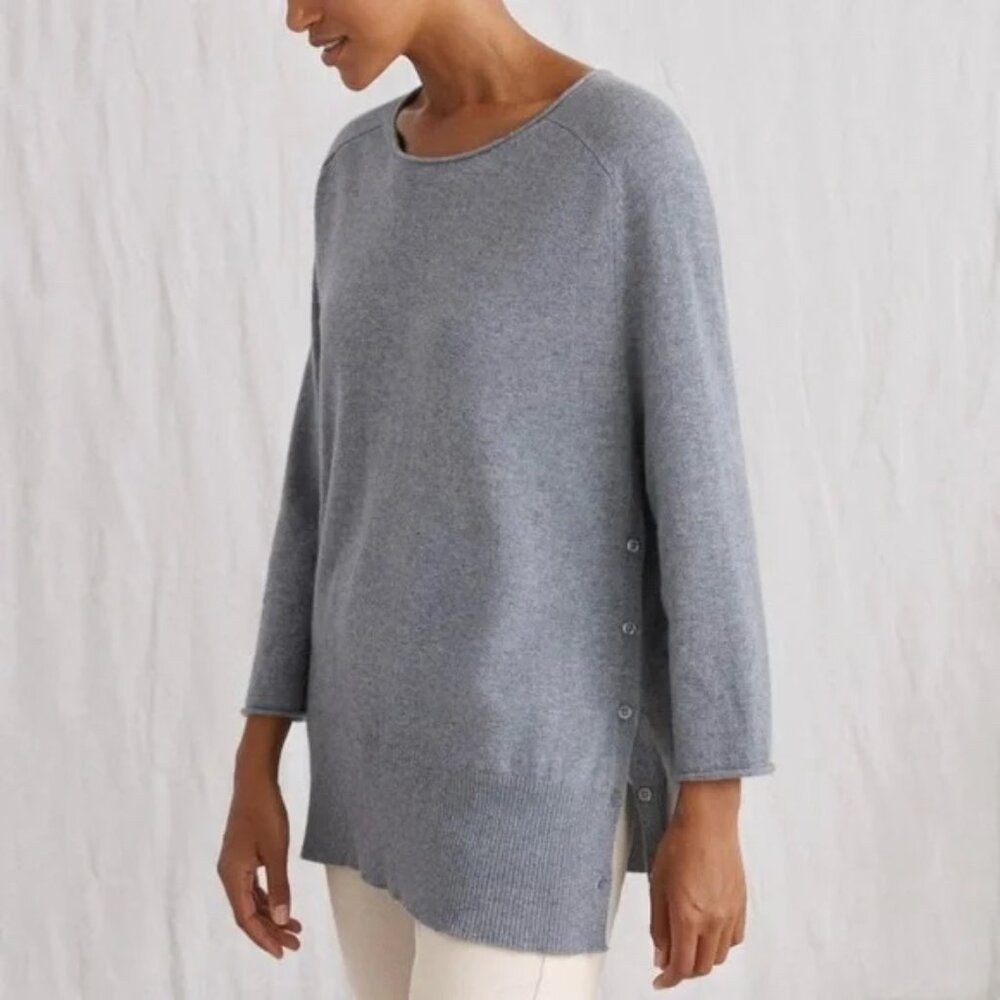 Poetry oversized cashmere sweater Size 4-6 in soft natural